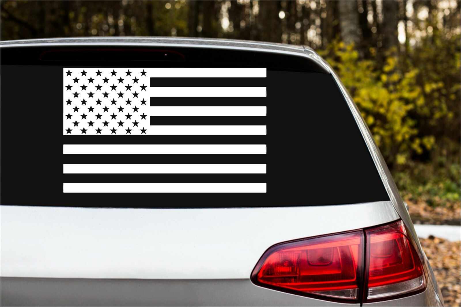 USA America Stars and Stripes Flag vinyl sticker decal U Choose Color & Size