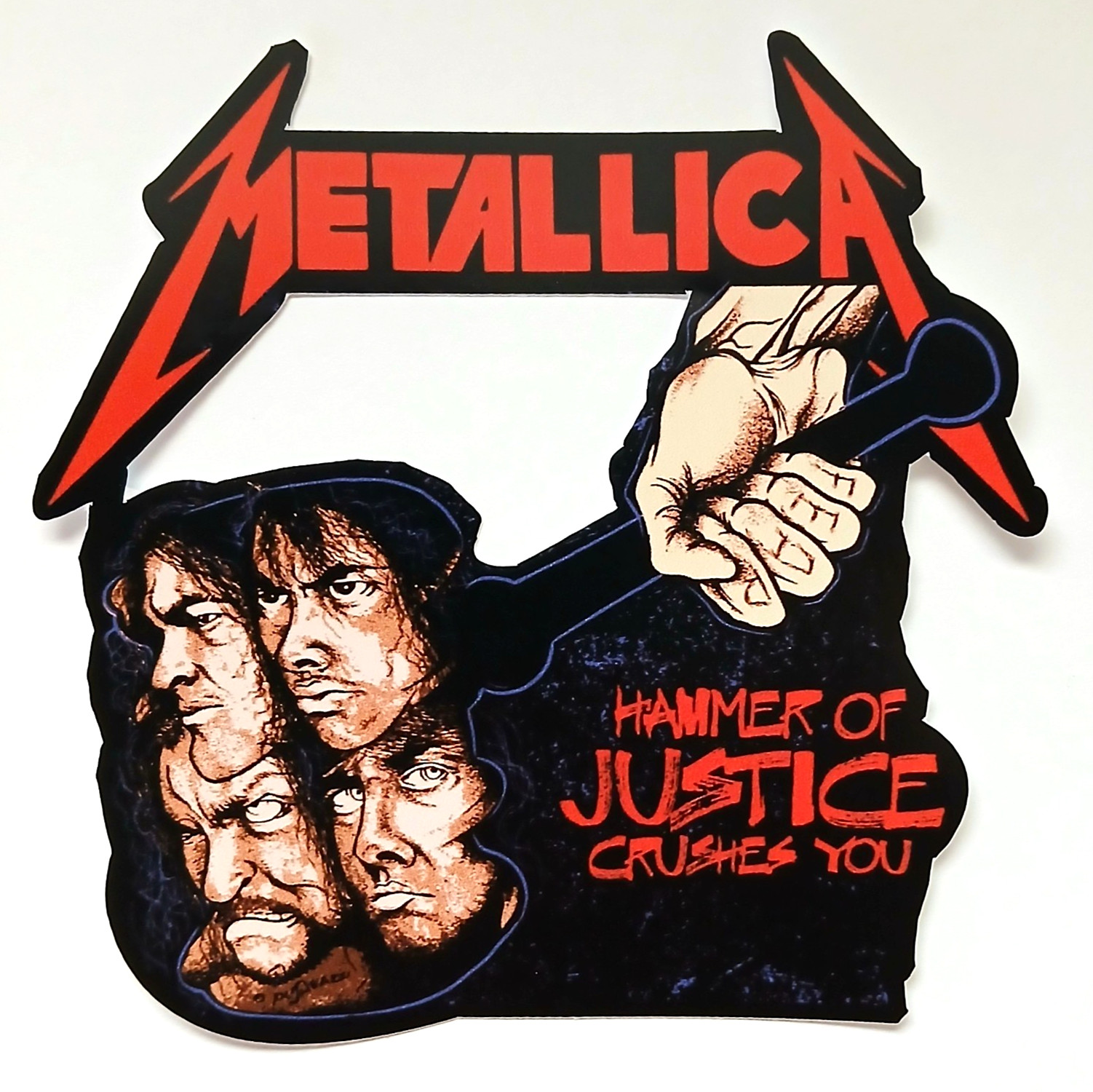 METALLICA – Die Cut LG Sticker Decal Music Band Rock Metal Metallica