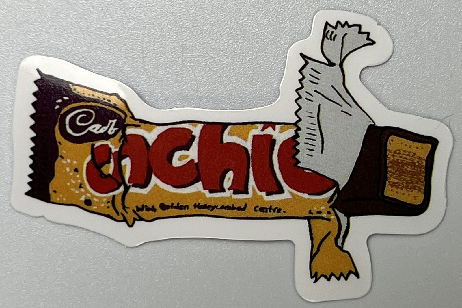 Cadbury Chocolate Bar Parody Food Vinyl Decal Sticker Bomb Kawaii Mini Food Love