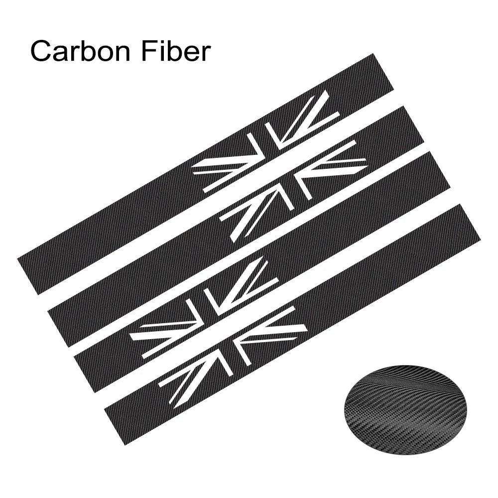 Aftermarket Union Jack Door Side Stripe Decal for Mini Cooper S (R55, R56, F55,