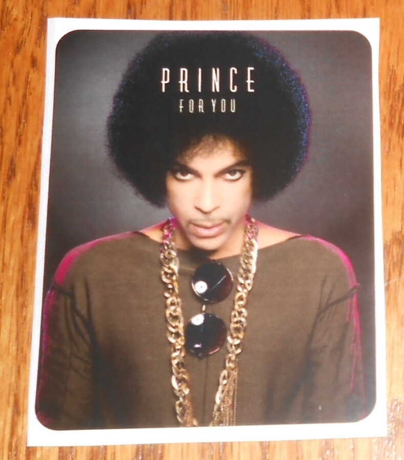 Prince For You Sticker Vintage 3×3.5 RARE Afro
