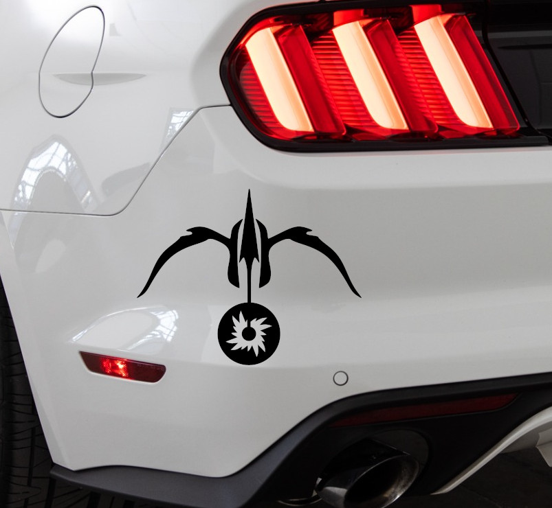 Shadowshot Destiny Hunter Super Indoor/Outdoor Vinyl Decal Matte Black/White