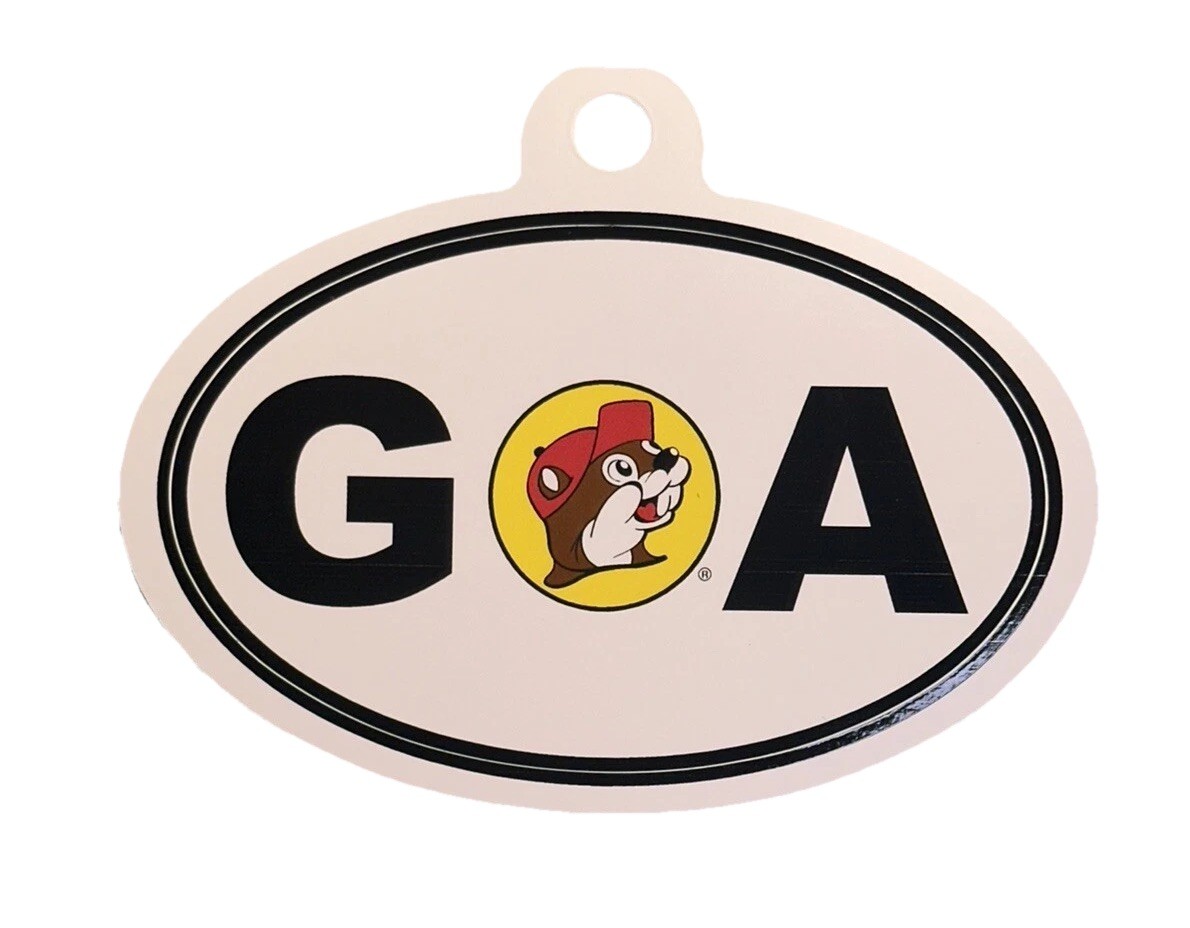 NEW Buc-ee's Logo Georgia Oval Decal Sticker 4” x 2.5” • Free Shipping