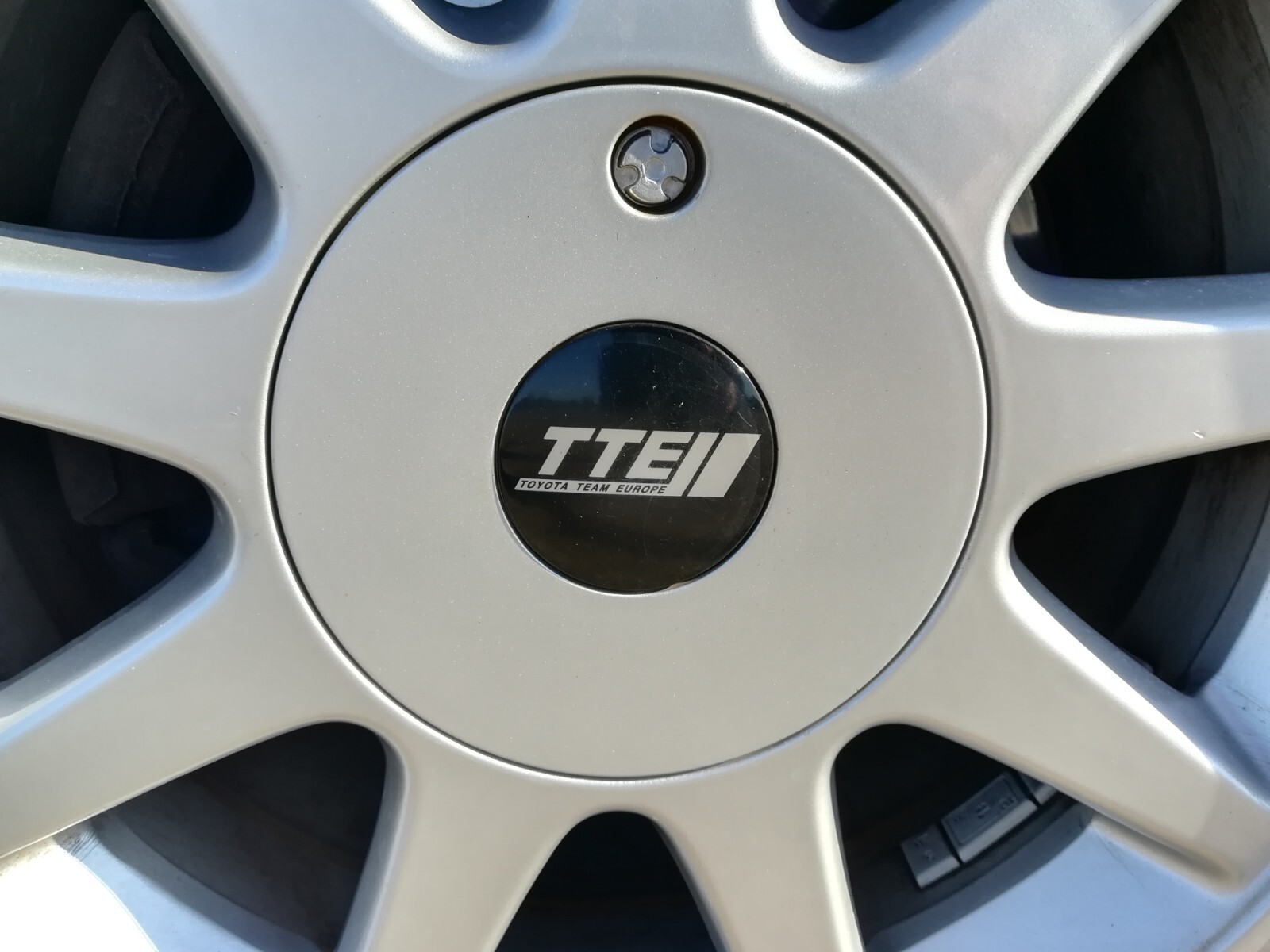 Adesivo TTE Toyota Team Europe per copricerchio in lega BORBET
