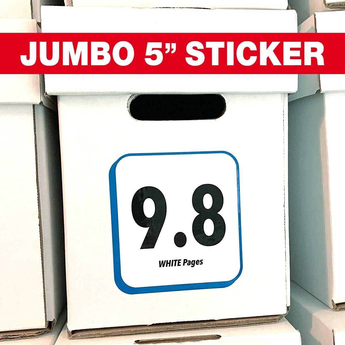 CGC Comics 9.8 Large Sticker for Comic Book Fans