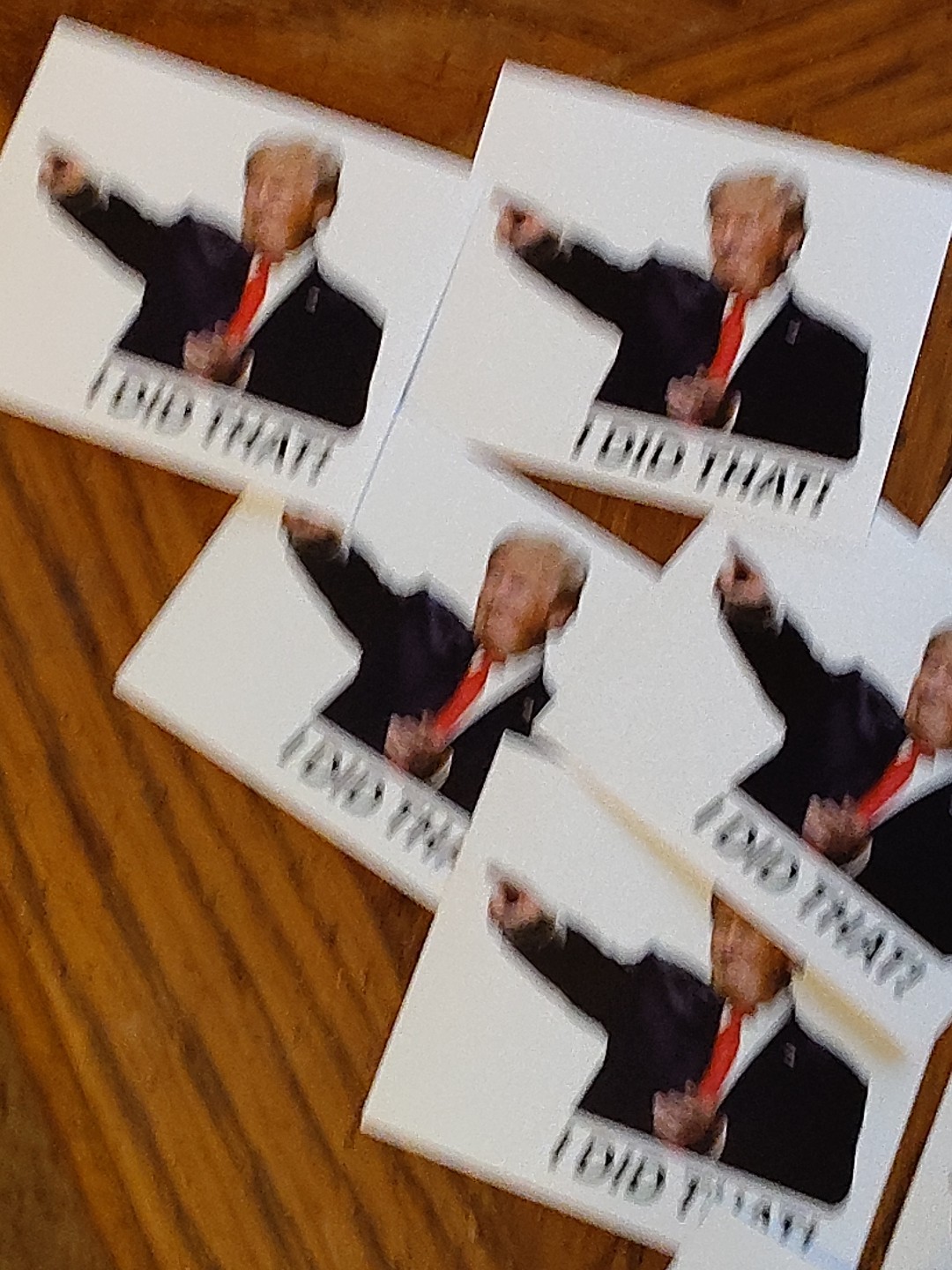 Donald Trump “I DID THAT!” Stickers – 10pc – Decals Car Gas Pump Station 2.5”x2”