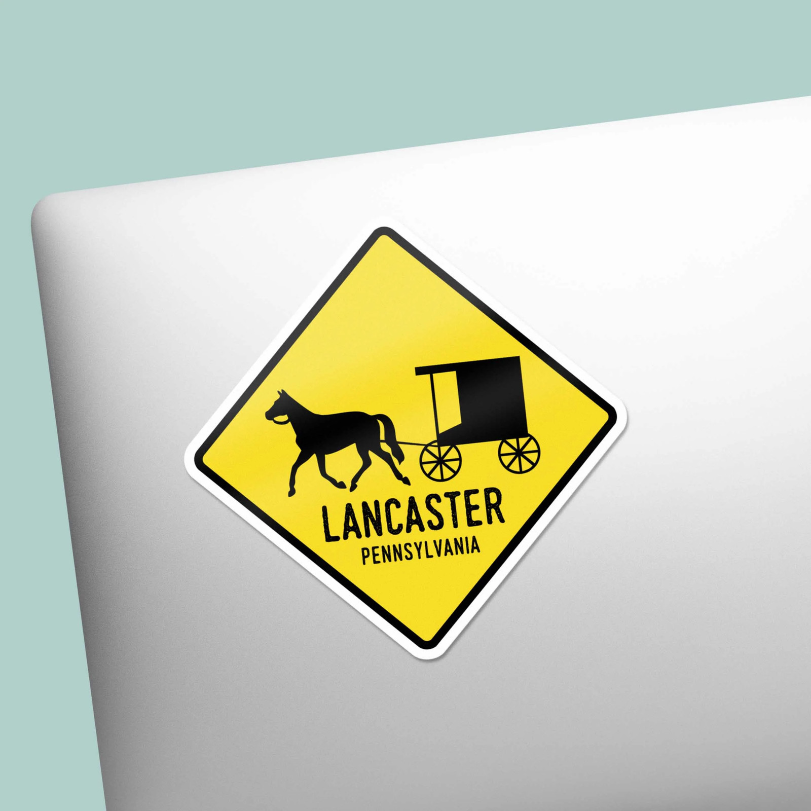 Amish Horse and Buggy Lancaster Pennsylvania Sticker