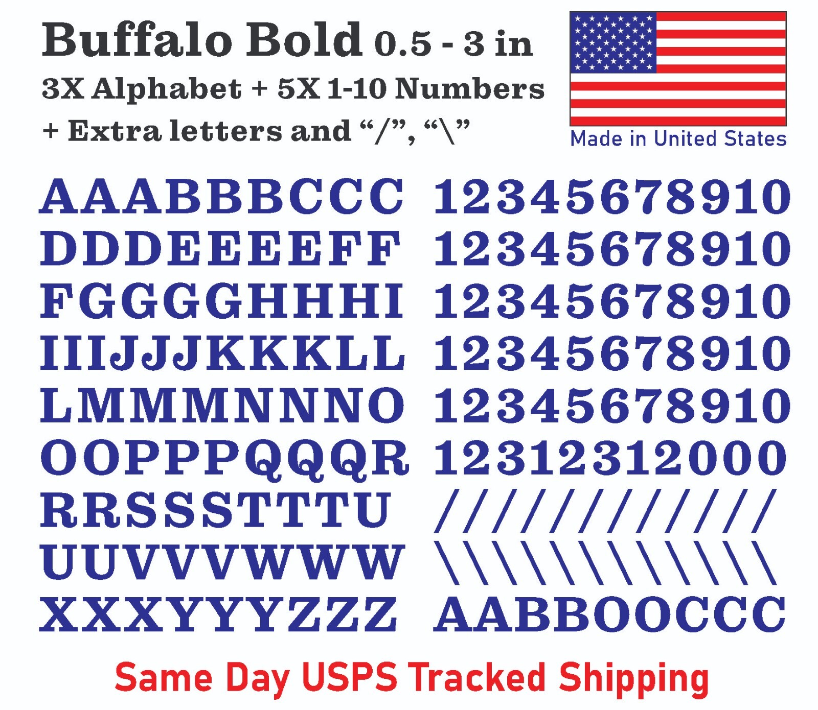 3XAlphabet & 0-10 Vinyl Decal Numbers – A-Z+0-10 Mailbox Address Decal Stickers