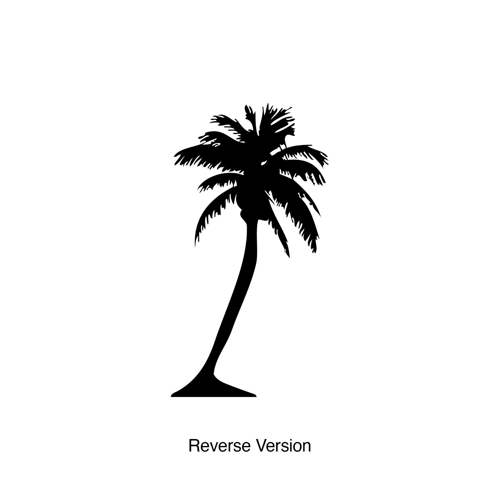 Large Palm Tree Wall Decal Sticker. Nursery Room Tree Wall Sticker. #132