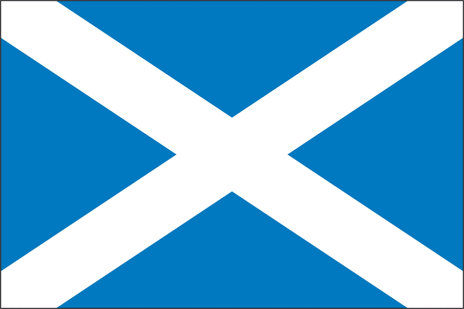 Scotland Flag Vinyl Decal / Sticker ** 5 Sizes **