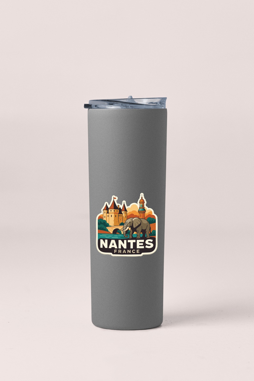 Nantes France Sticker Decal Vinyl Die-Cut City Skyline Landmark Design