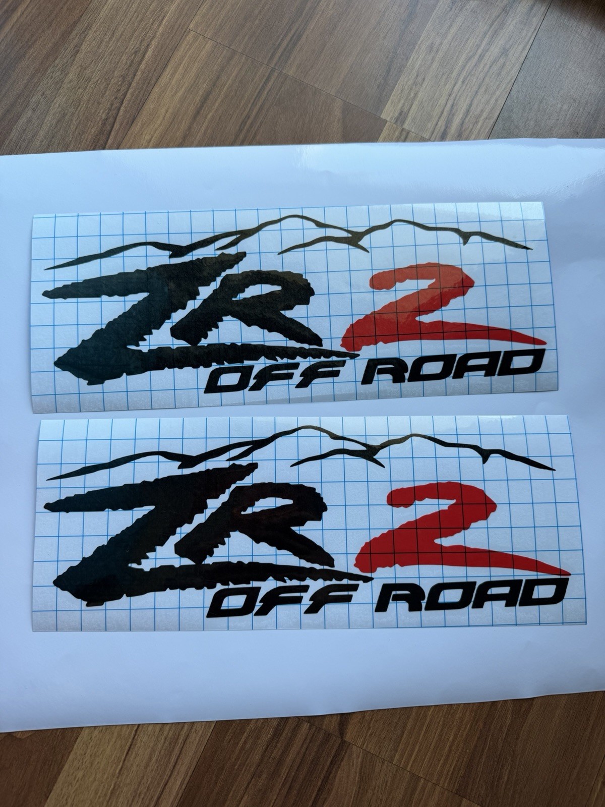 X 2 ZR Decal ,for Chevy ZR2 11” X 4” Car Sticker Decal Vinyl ￼