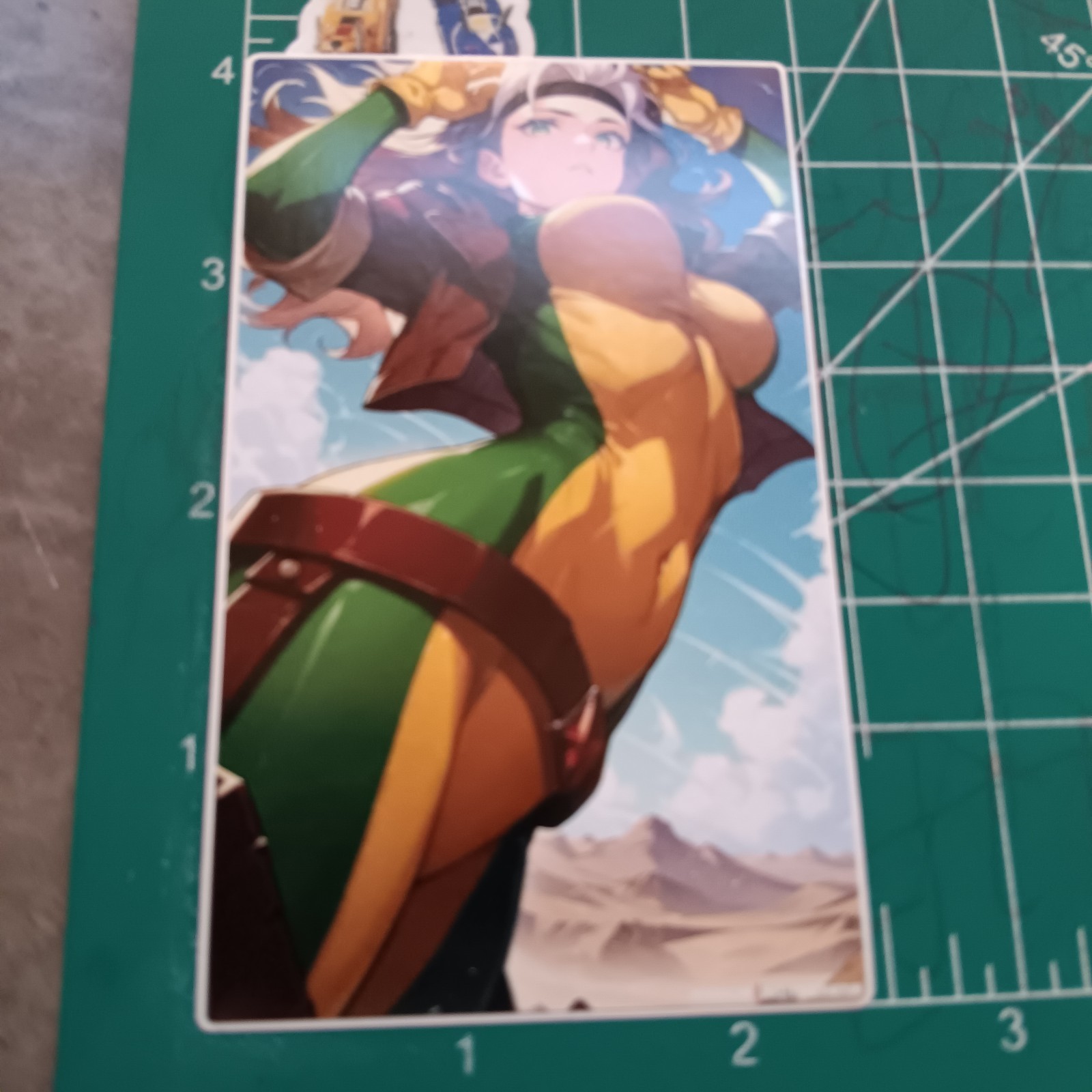 X-MEN'S ROGUE VYNIL HIGH-GLOSS STICKER X 4 INCH STICKER X MARVELS X-MEN X ROGUEX