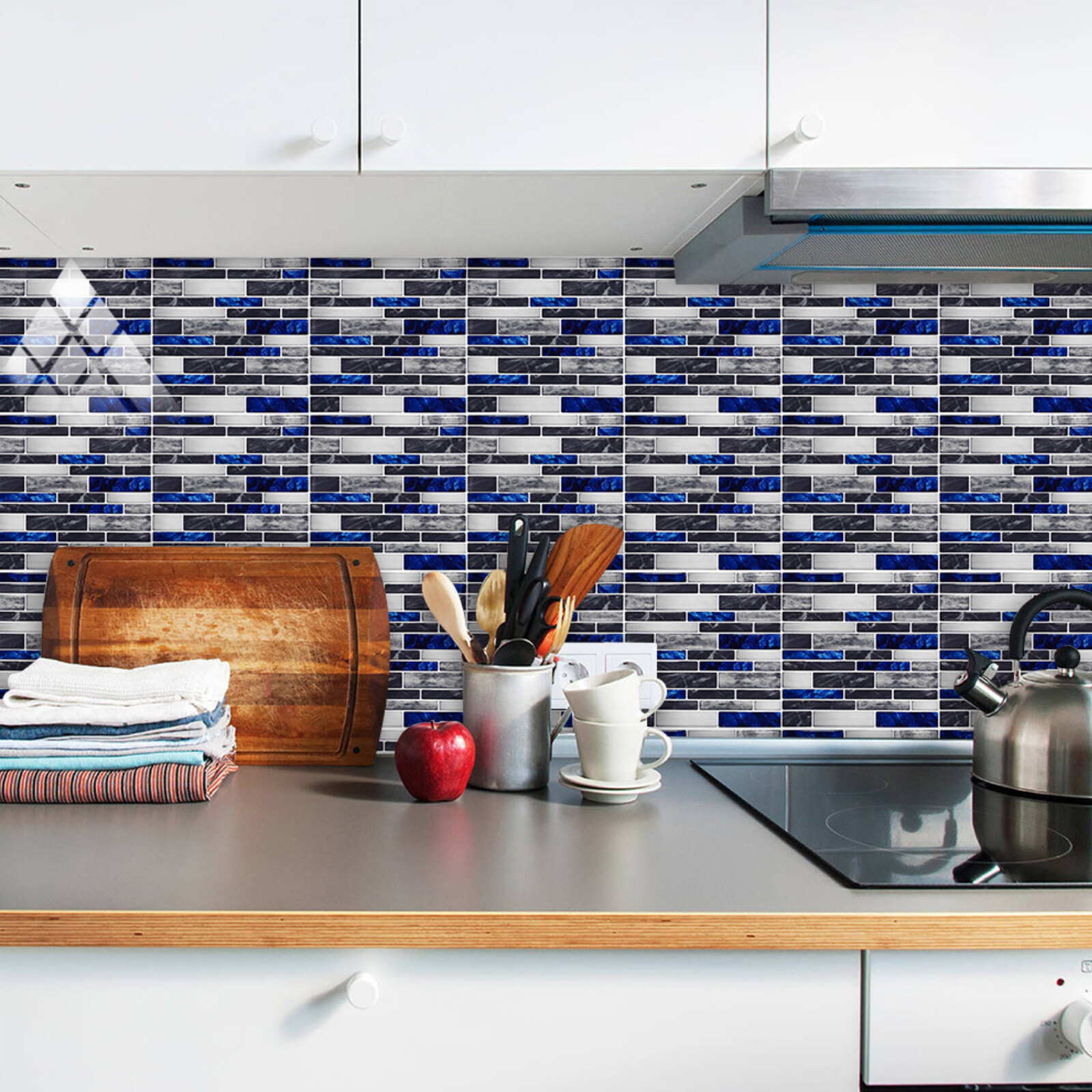 20/30x Self Adhensive Wall Panel Tile Waterproof Wall Sticker Kitchen Backsplash