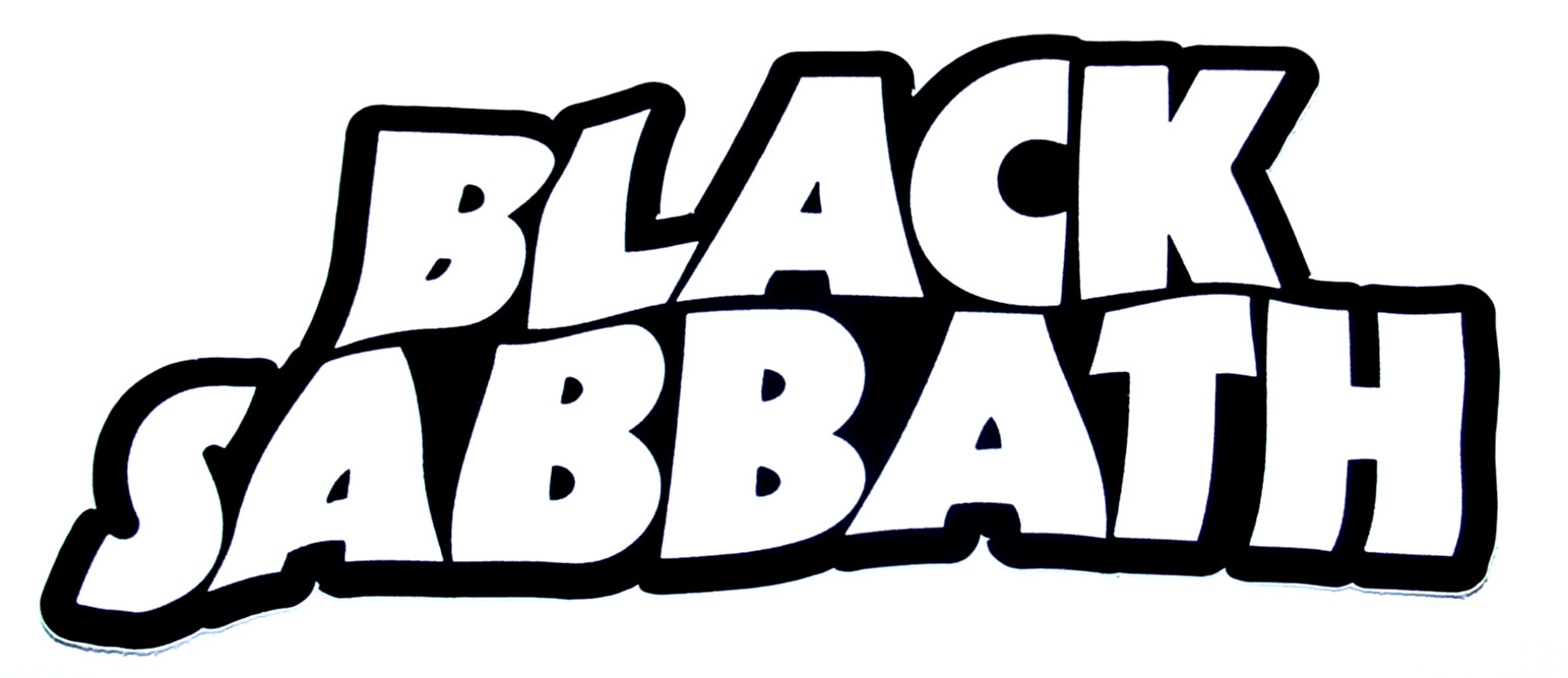 Black Sabbath Logo Die Cut Large Sticker Decal Official Heavy Metal Ozzy