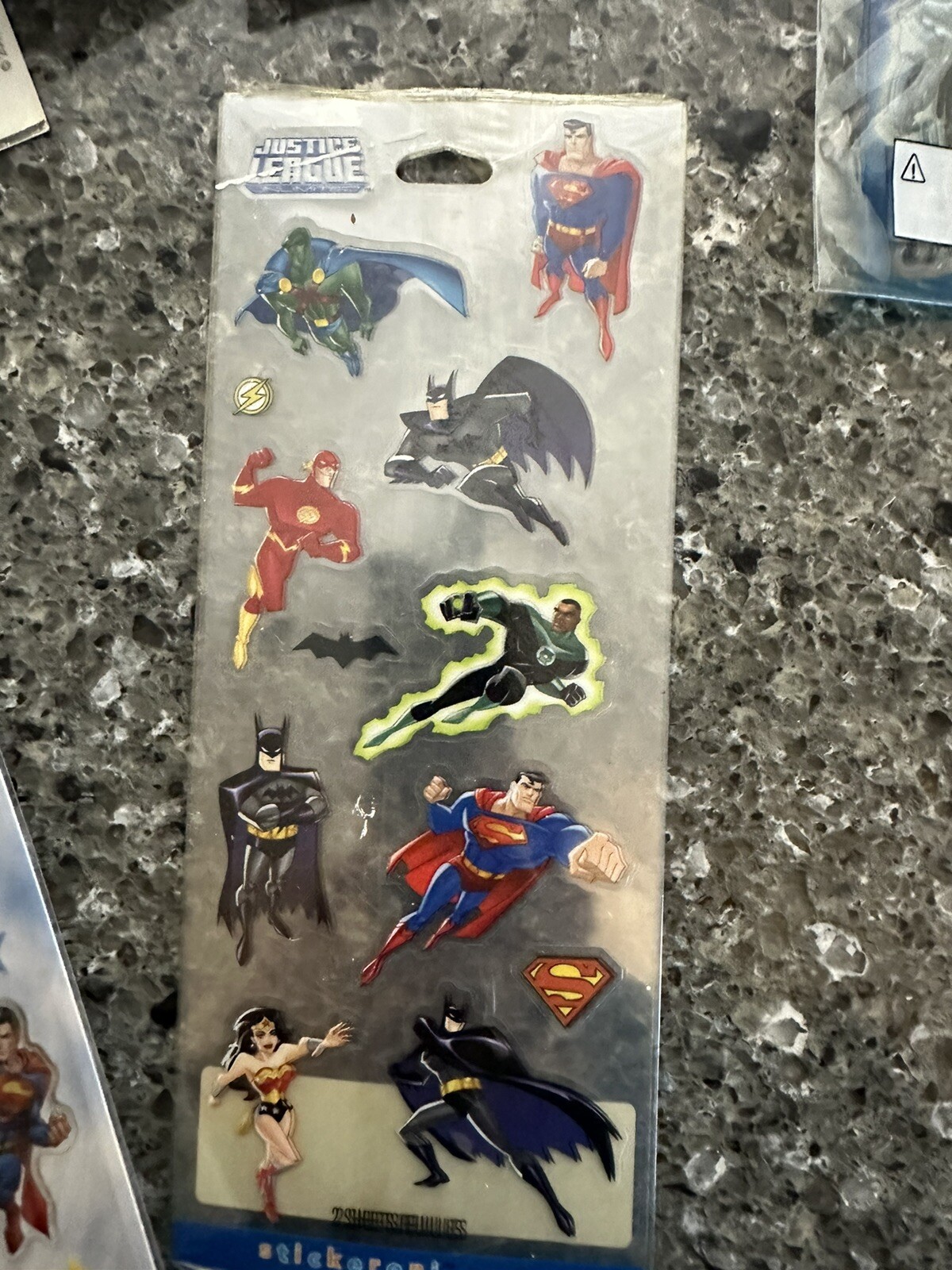 Lot Of 8 Full Sheets Of Assorted Bat MAN Stickers Transformers Ninja Turtles Etc