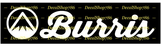 Burris Scopes & Sights – Hunting/Shooting – Vinyl Die-Cut Peel N' Stick Decals
