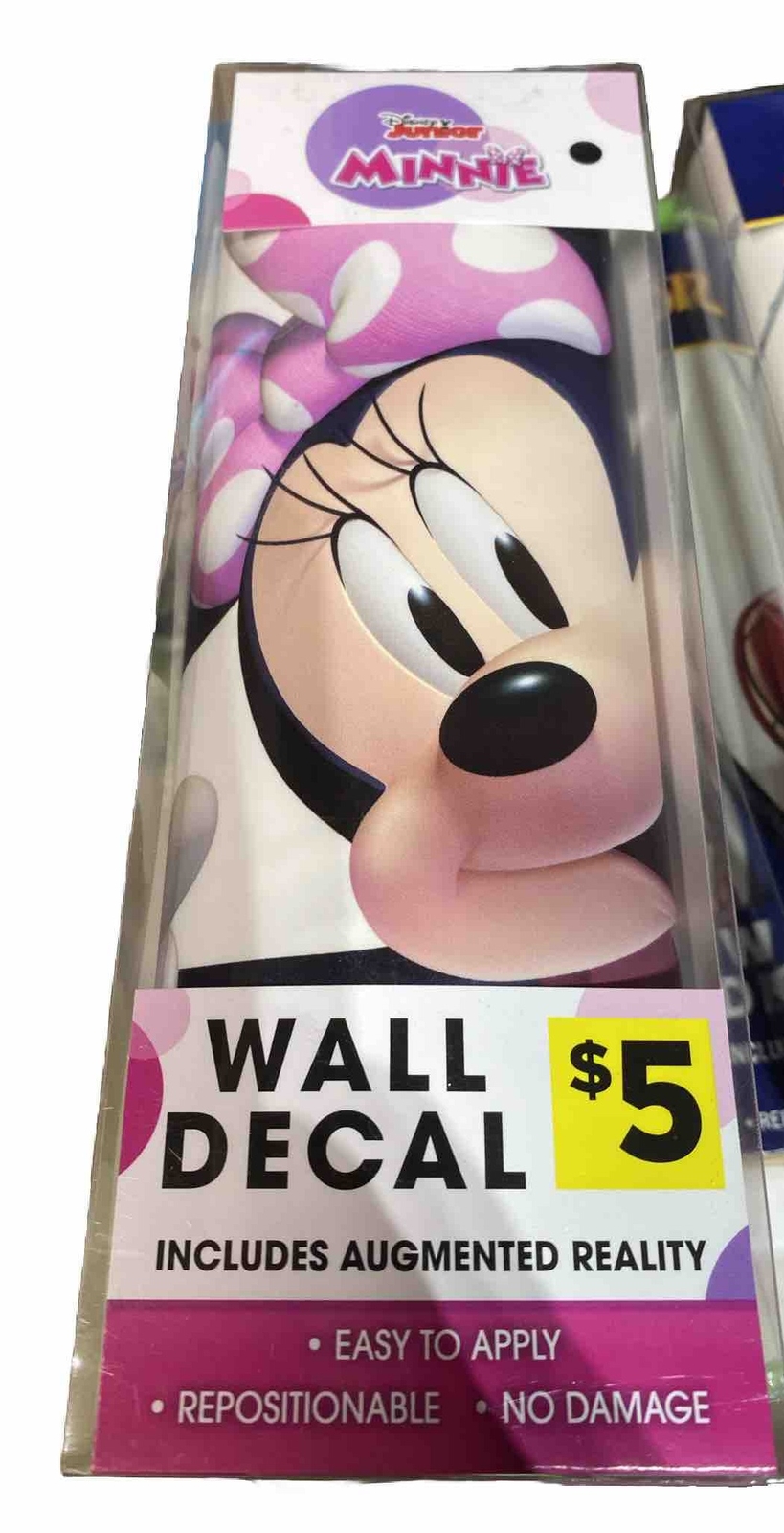 Disney Jr Minnie Mouse Wall Decal 13in X 14in w/Augmented Reality