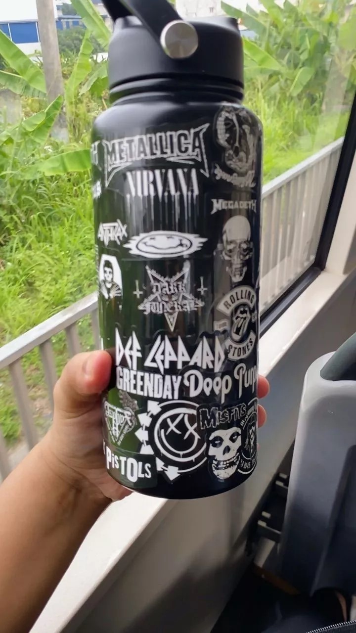 100 Mixed Music Band Rock and Roll Sticker Packs