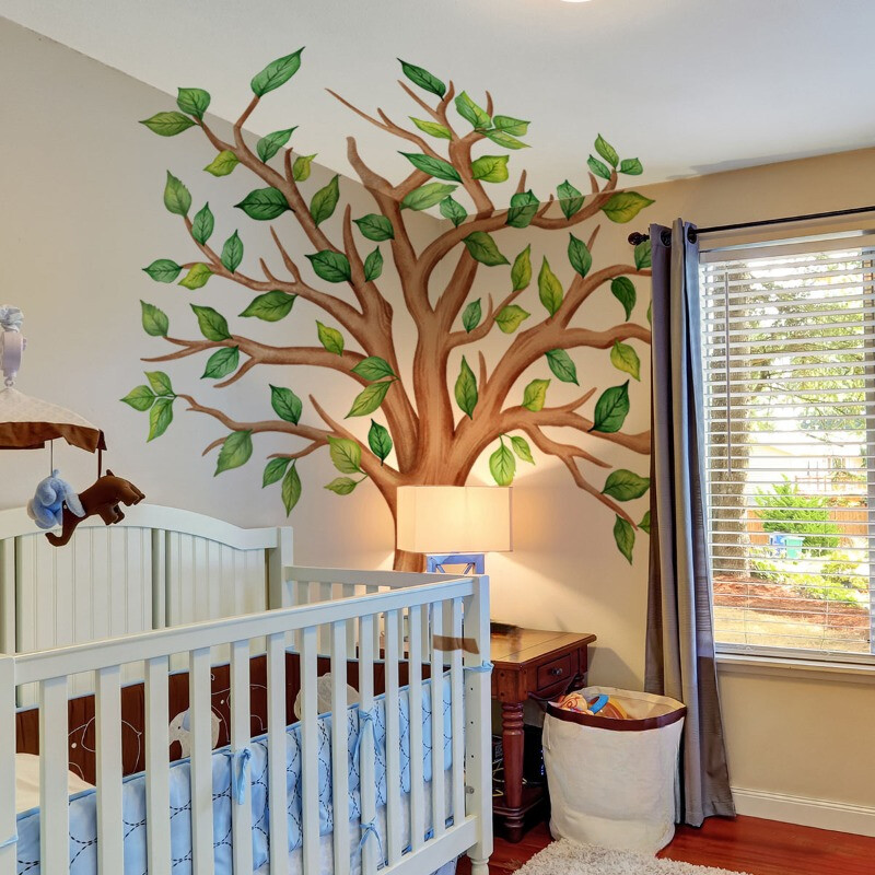 PVC Large Tree Wall Stickers Decal Home for Living Room Bedroom Kids