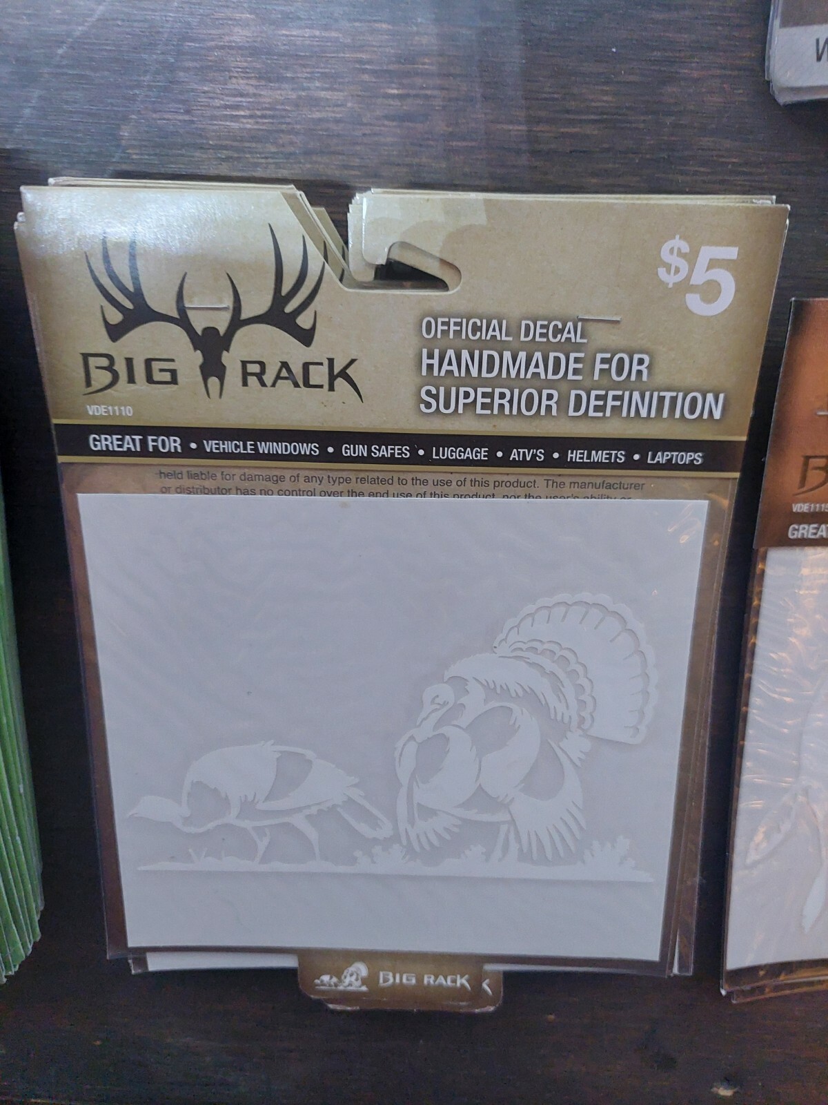 @Vinyl Decal 5" Hunting, Fishing, Realtree, Bone Collector Car Truck Window New@