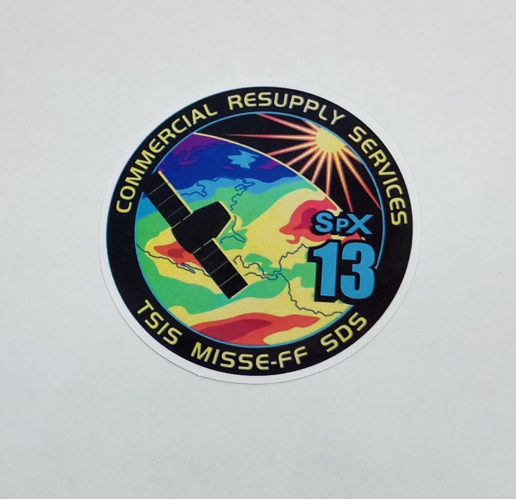Commercial Resupply Services Sticker Sox 13 Vinyl Decal Space Travel Art P1