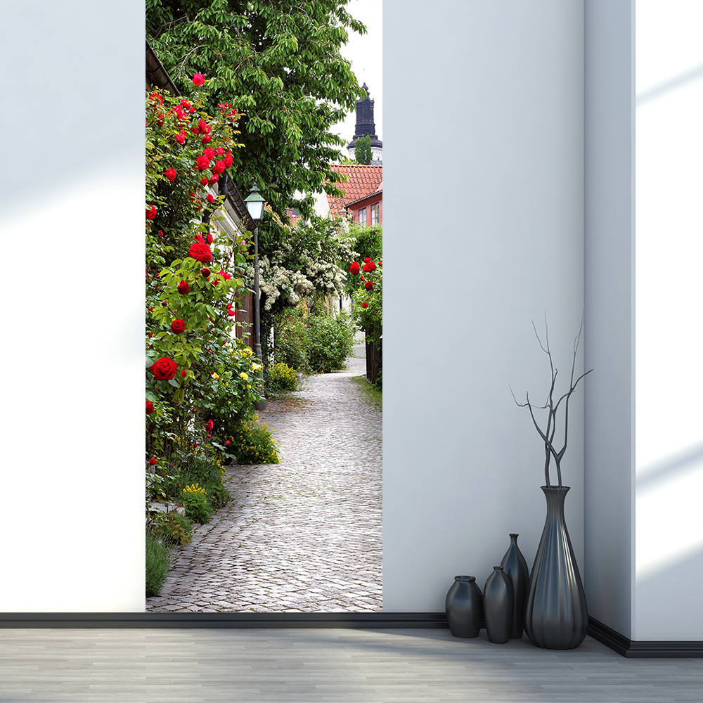 3D Door Wall Fridge Sticker Decals Waterproof Adhesive Scene Mural Home Decor