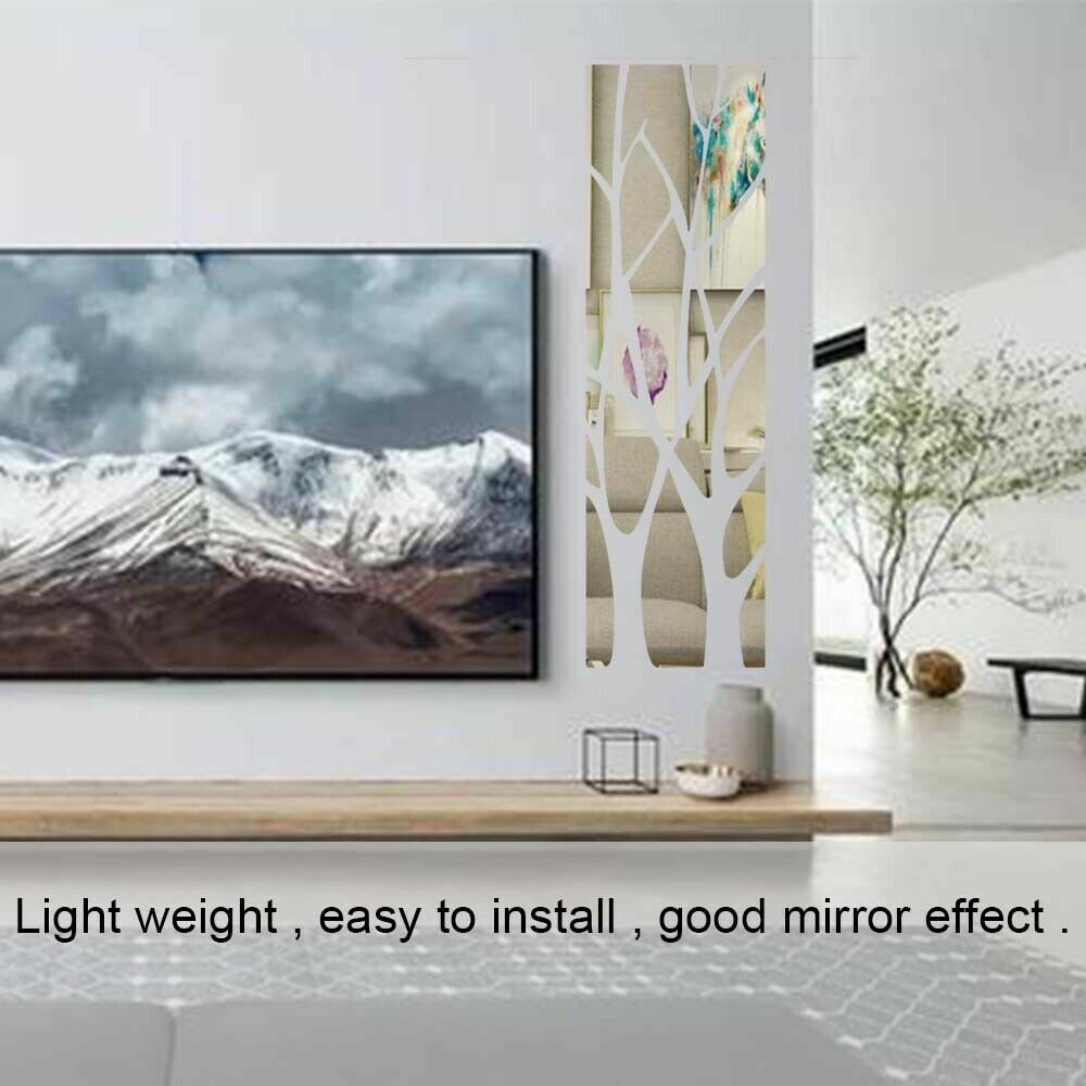 Self-Adhesive Mirror Wall Decals – Ideal for Bathrooms, Space-Expanding Decor