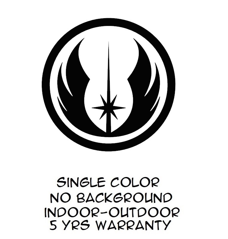 Star Wars Jedi Order Sticker Vinyl Decal Die Cut – Car Window Wall Decor