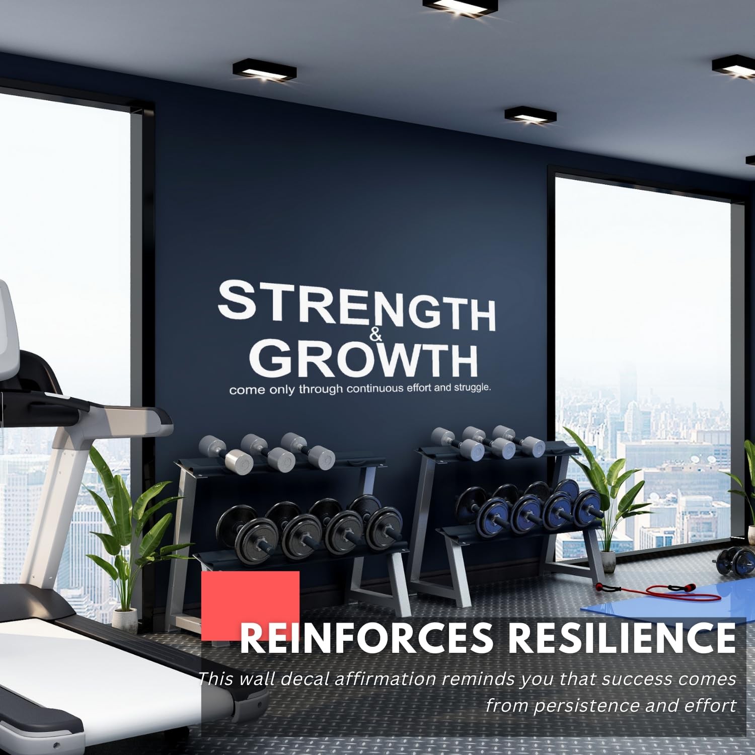Strength and Growth Office Decor Wall Art Wall Decal Inspirational Motivation…