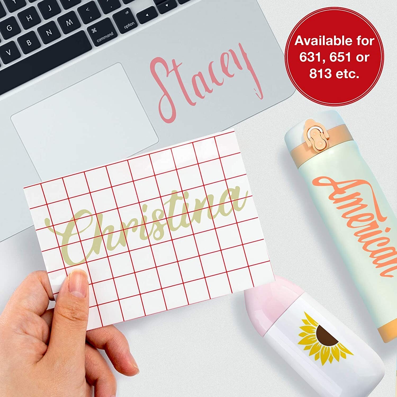 Vinyl Transfer Tape – 12×50 FT Hassle-Free for Silhouette Cameo, Cricut