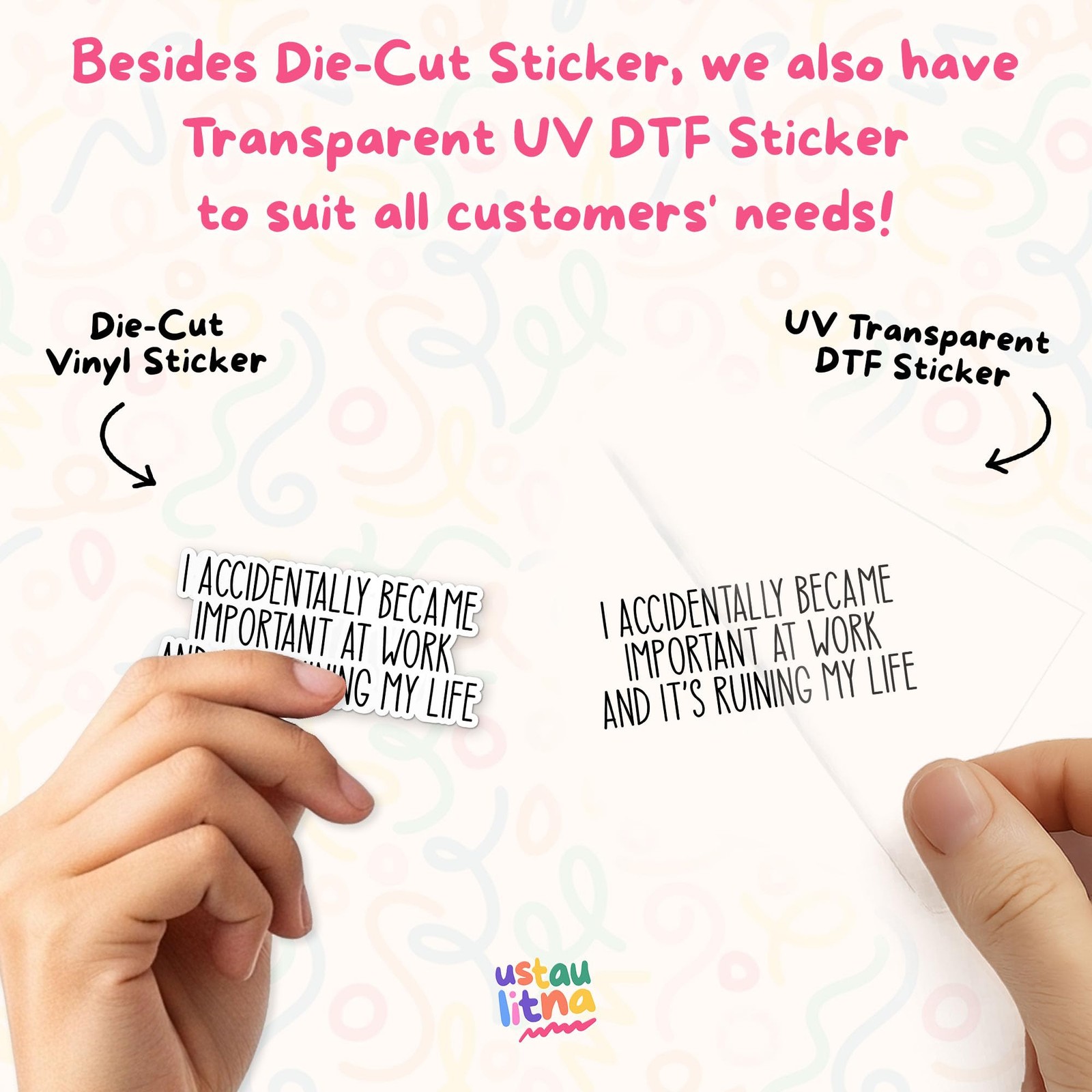 (3Pcs) I Accidentally Became Important At Work and Its Ruining Life Sticker F…