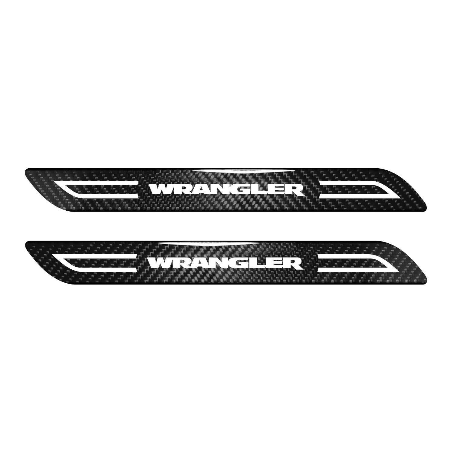 Jeep Wrangler Blade Style Carbon Fiber Car Protector Decals