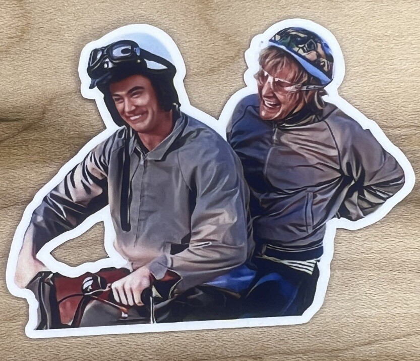 Dumb And Dumber Sticker – Funny – Weatherproof Premium Matte – Laptop Hydroflask