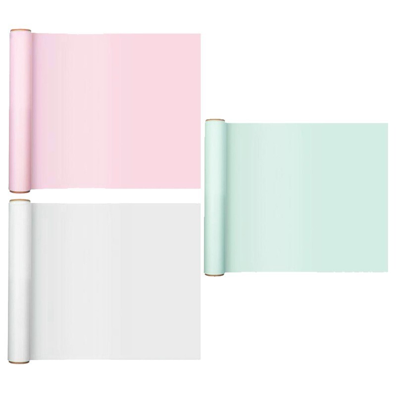 Modern Wall Sticker 45cm x 10m Design in Rosy Green White for Home Spaces