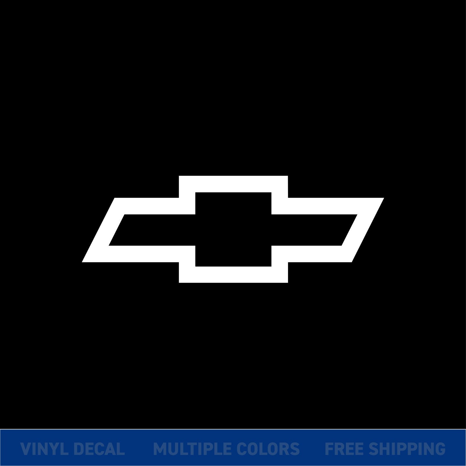 Chevy Bowtie Decal Chevrolet Logo Sticker Silverado Tahoe Truck Window Vinyl