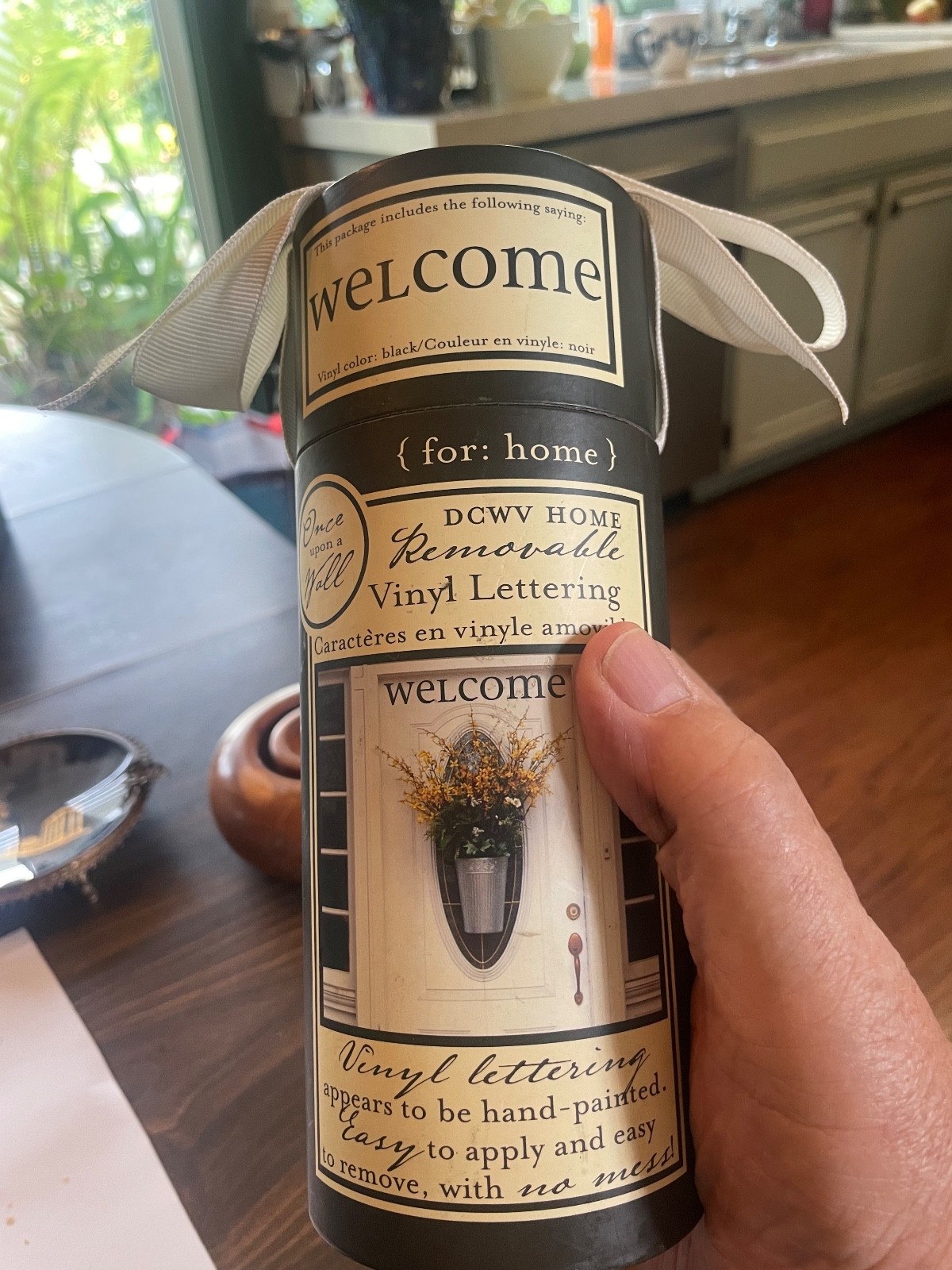 DCWV Home Removable Vinyl Lettering -WELCOME