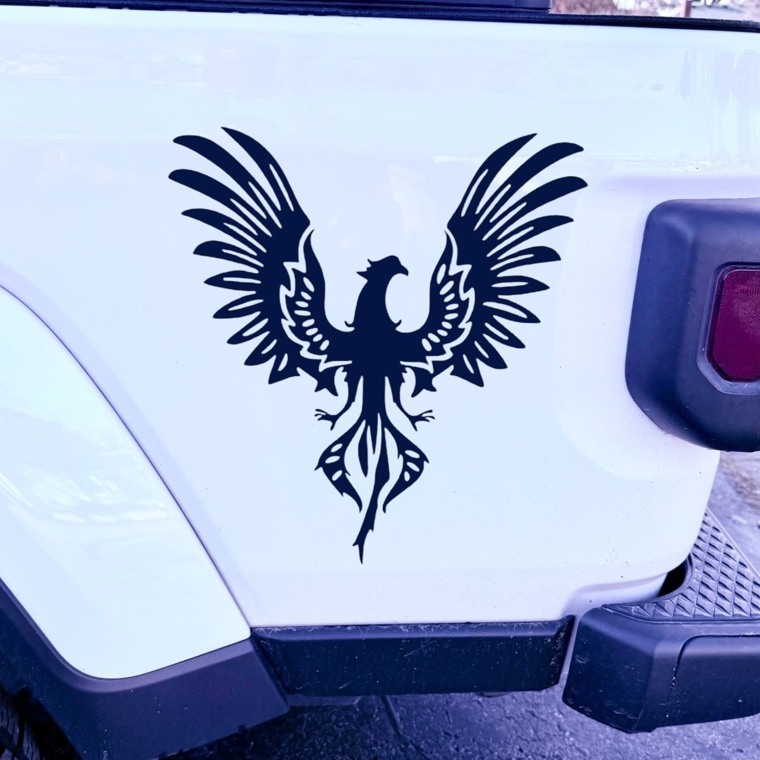 PHOENIX FANTASY BIRD Vinyl Decal for SUV Car Truck Bumper Wall Window laptop