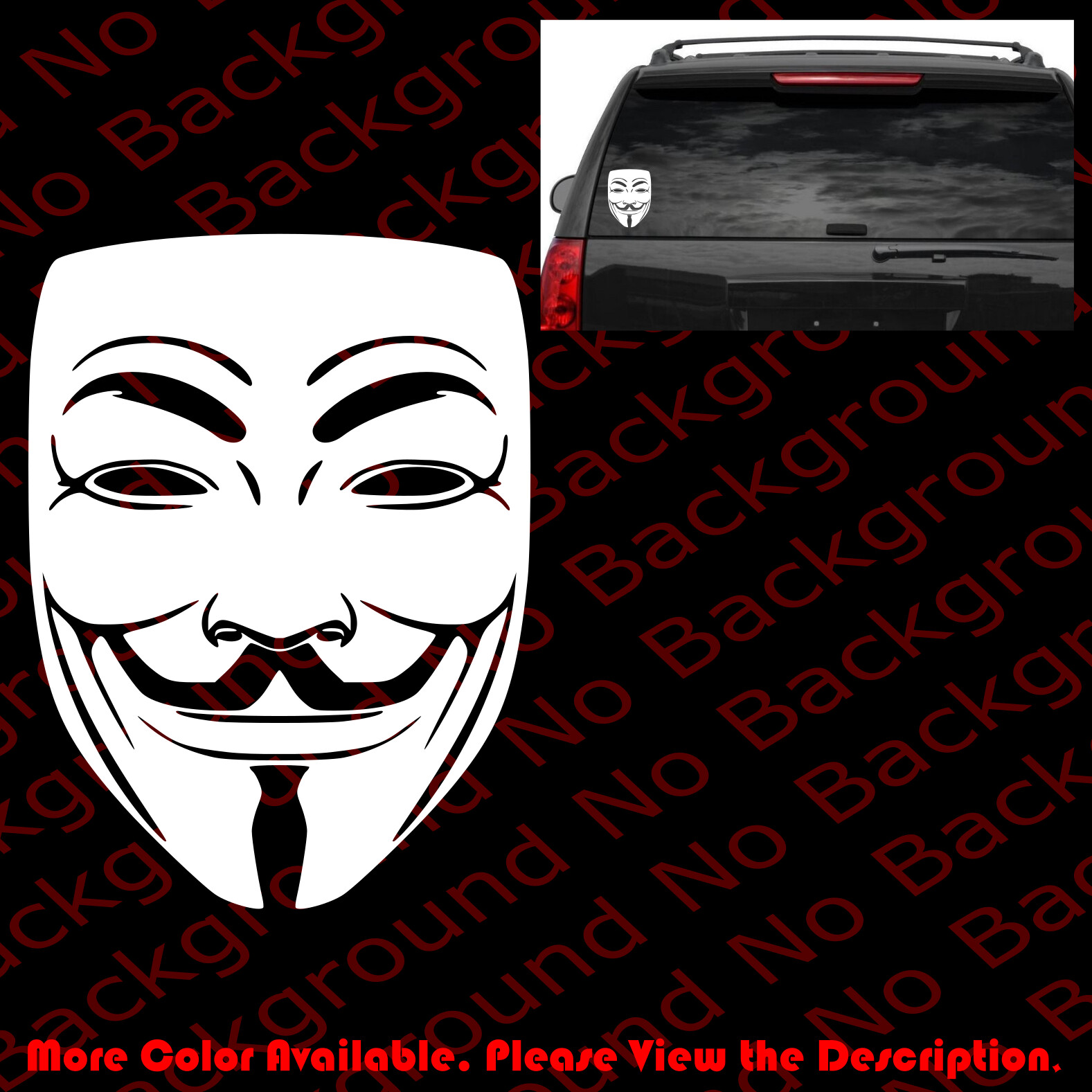 We Are Anonymous Die Cut Vinyl Window Decal Sticker Hacker Group Internet FY044