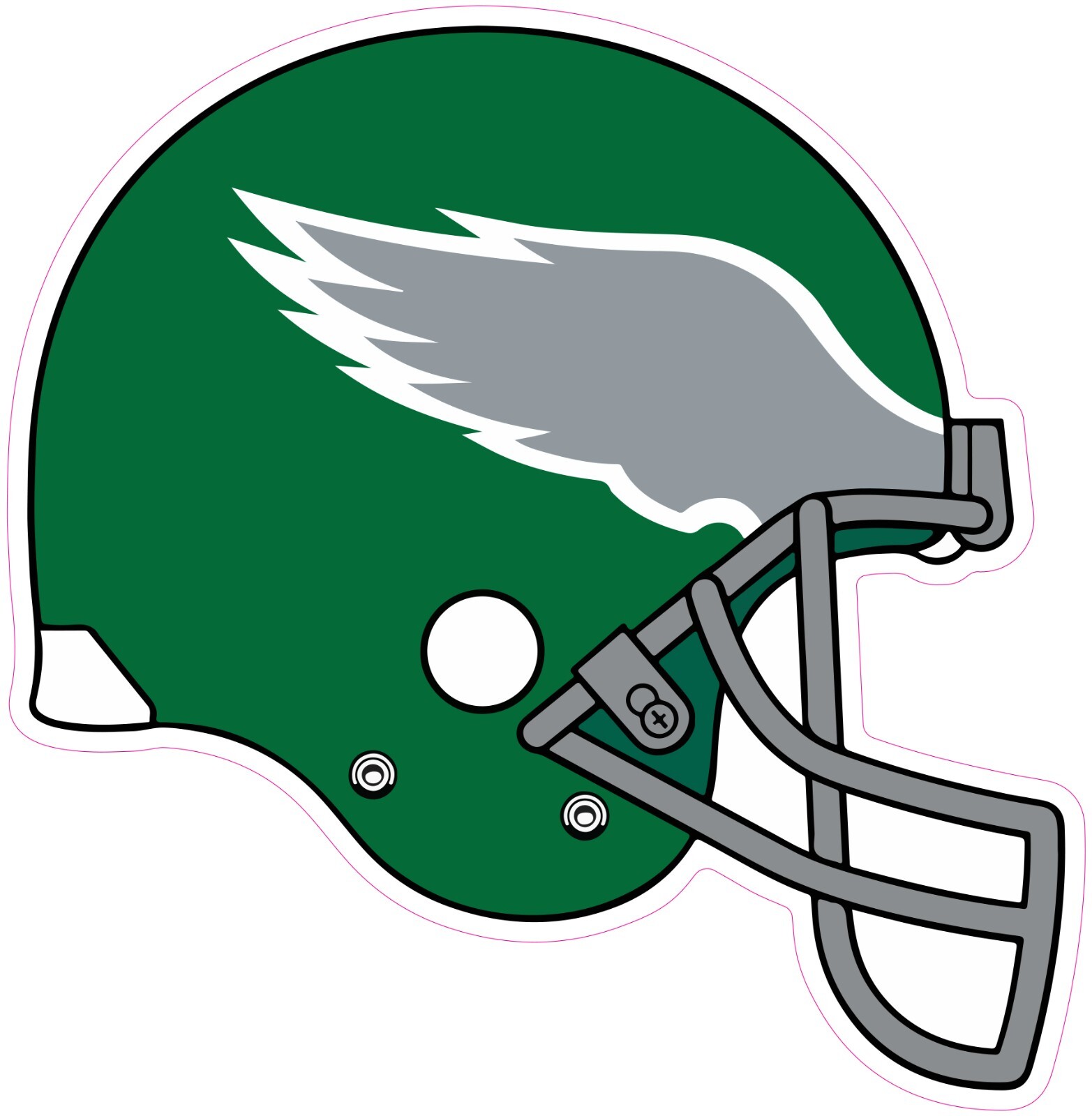 Philadelphia Eagles 80s Football Vinyl Decal Sticker Car Truck Bumper Tumbler