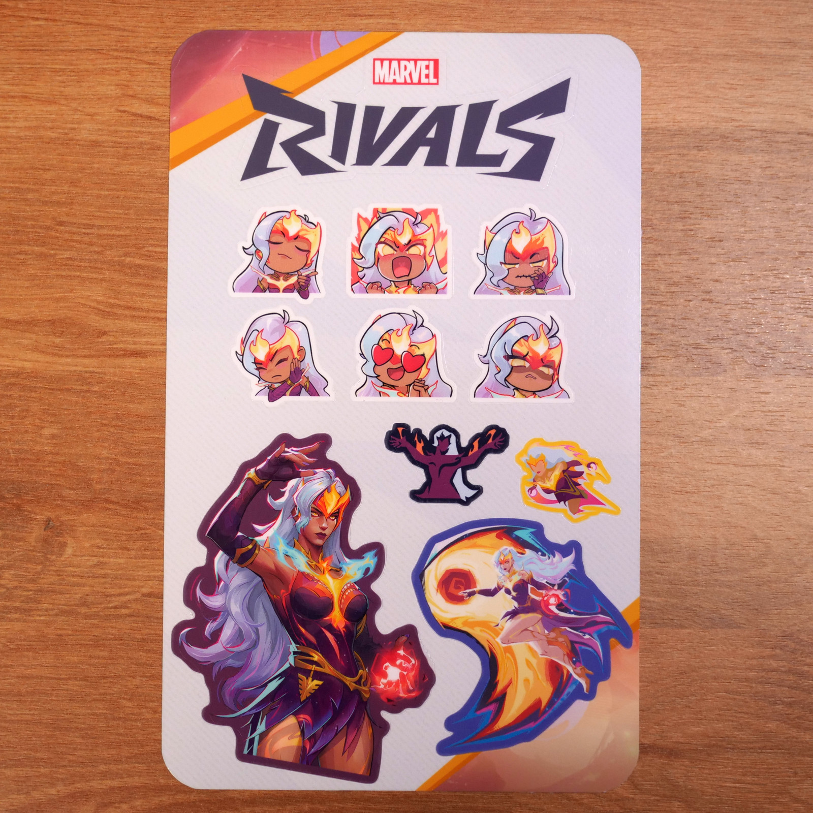 Marvel Rivals Scarlet Witch (Phoenix Chaos Skin) Sticker Sheet