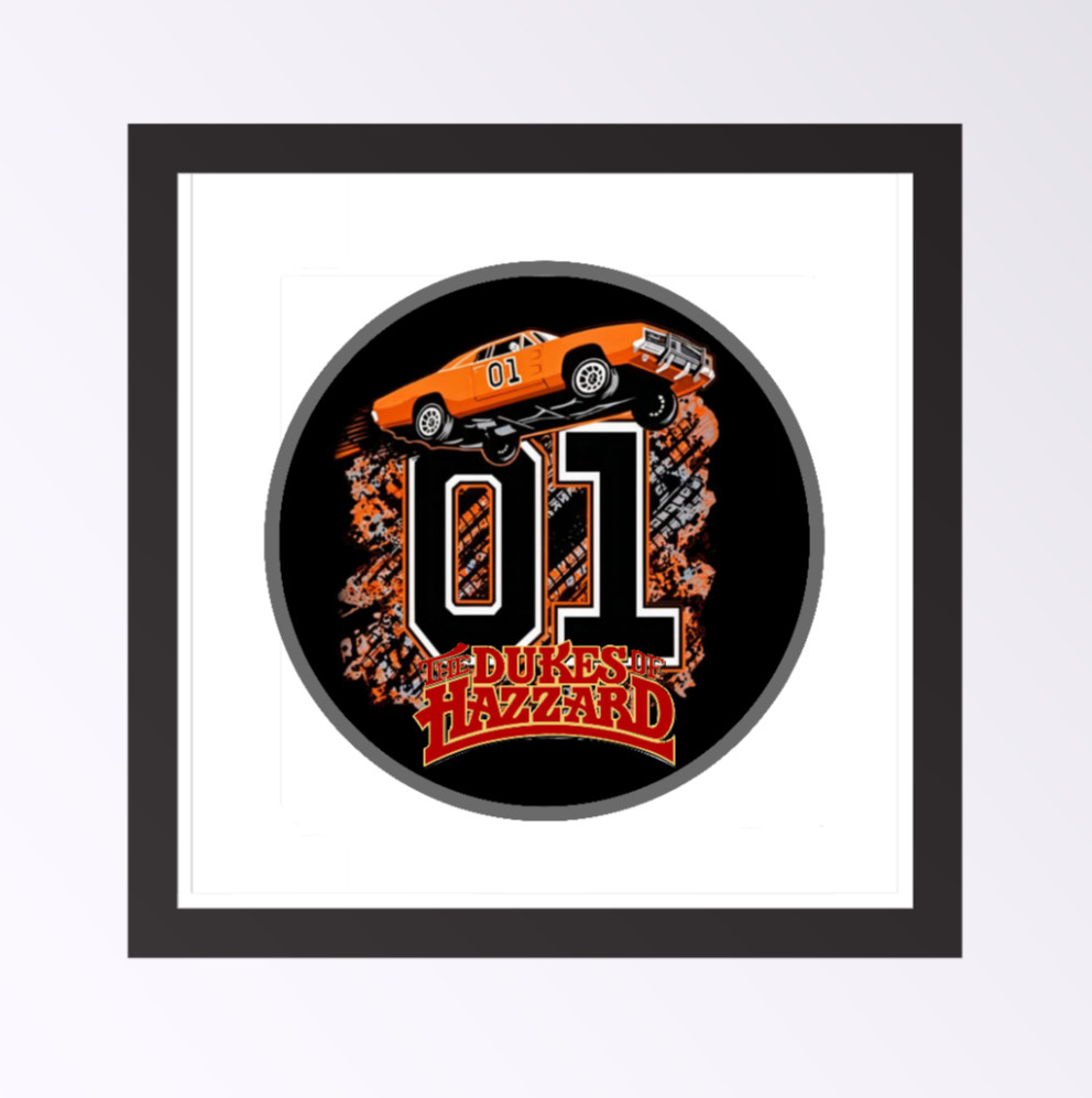 Dukes of Hazzard's "General 01" – 4" Handmade Vinyl Decal Truck Cooler Decor 26