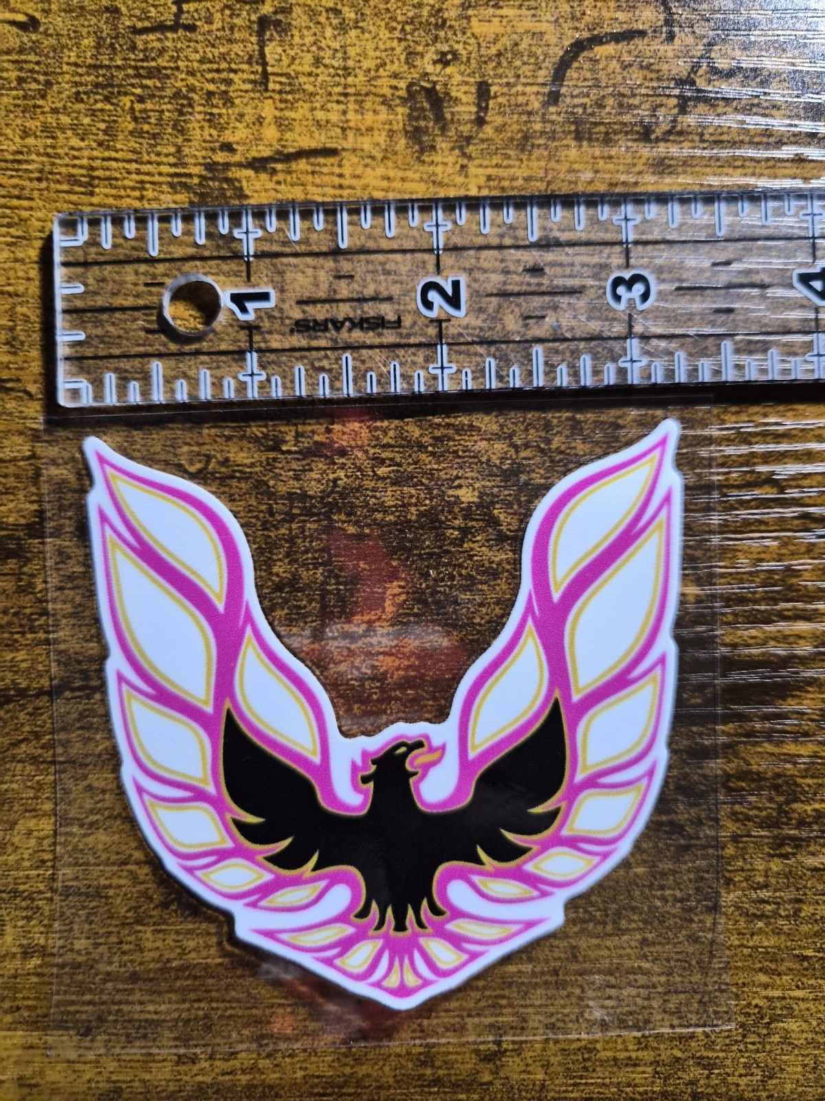 Pink UV DTF Decal Sticker waterproof USA NOT VINYL