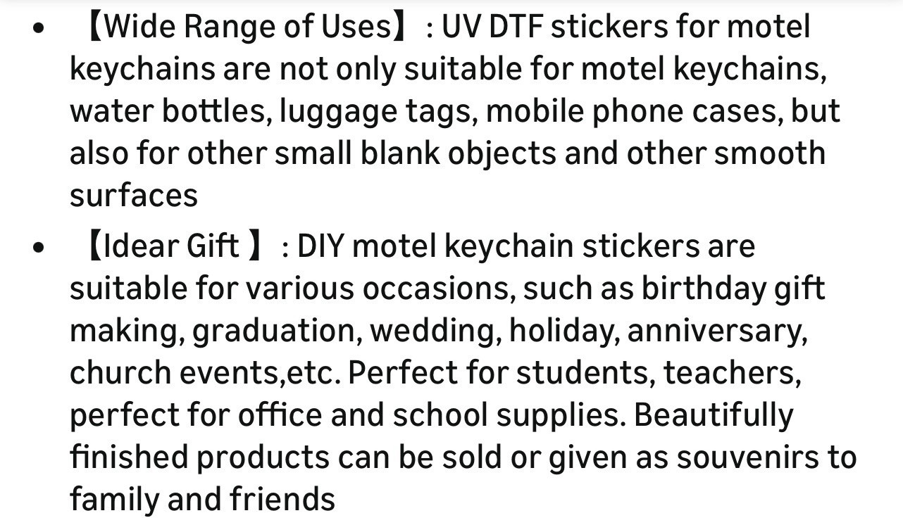 Sarcastic UV DTF Transfer Stickers Black Writing #5 New, Humor Waterproof Decal