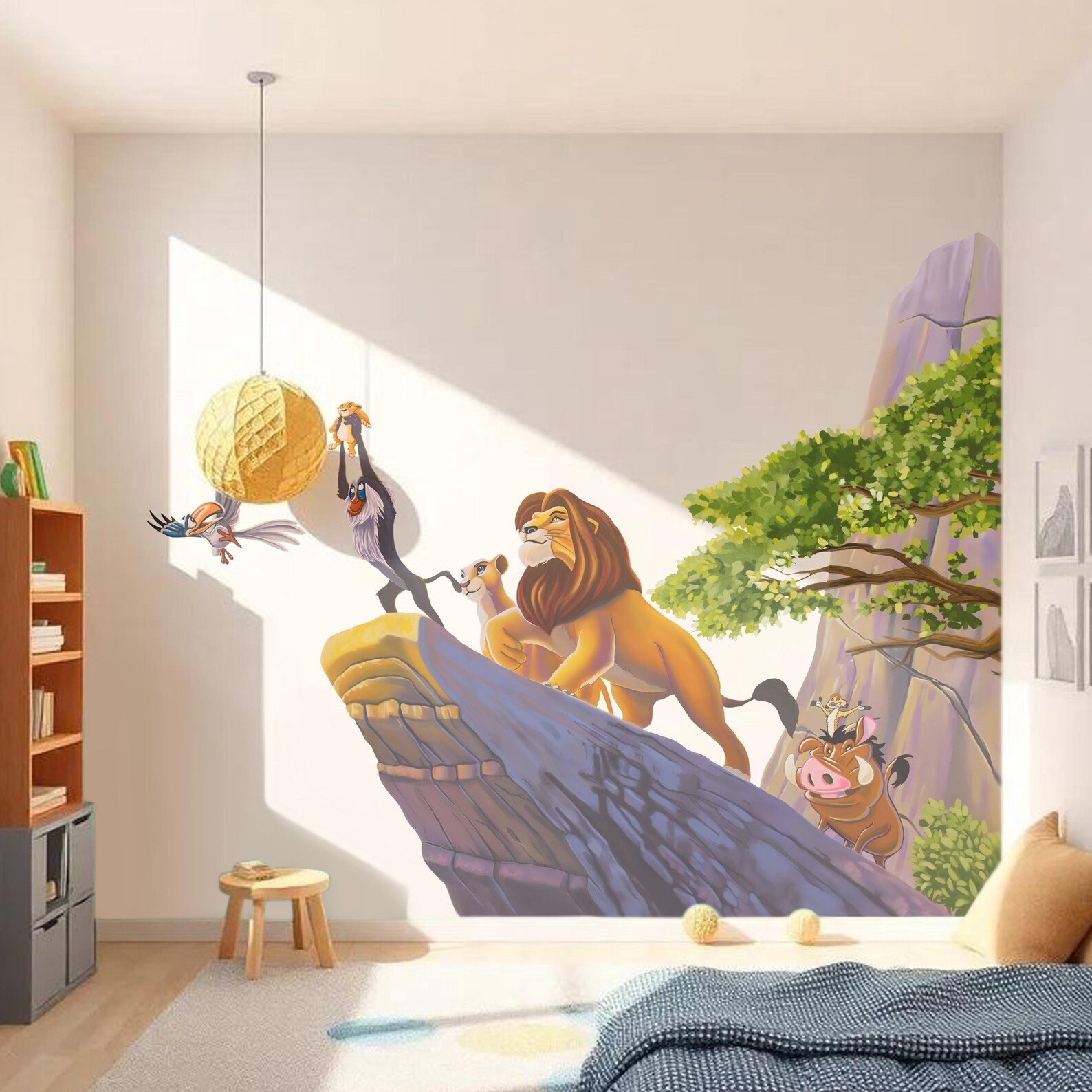 Disney Lion King Wall Decal Simba Mufasa Kids Bedroom Nursery Sticker