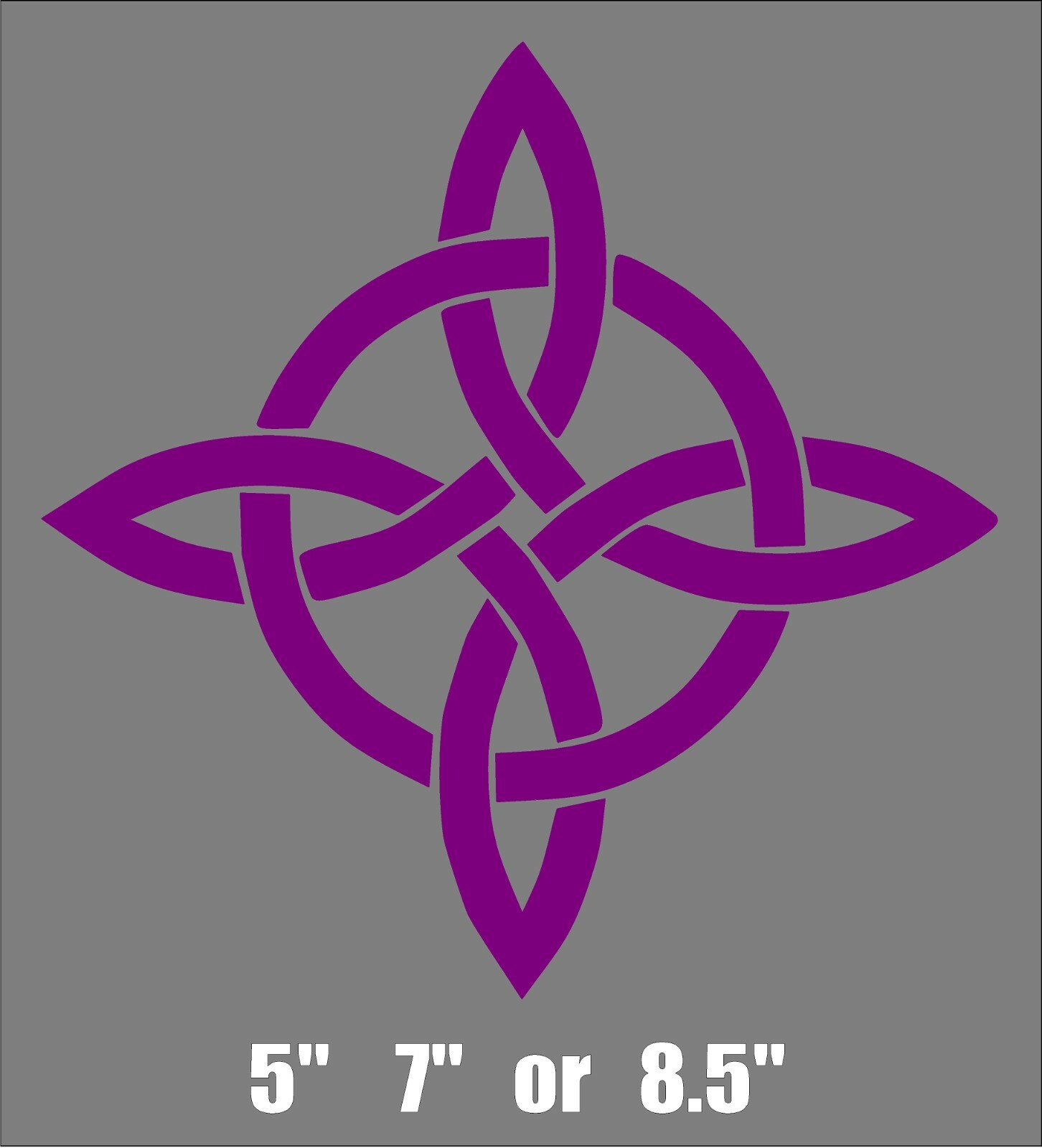 Witch Knot Decal Wicca Wiccan Pagan Witches car window vinyl altar sticker