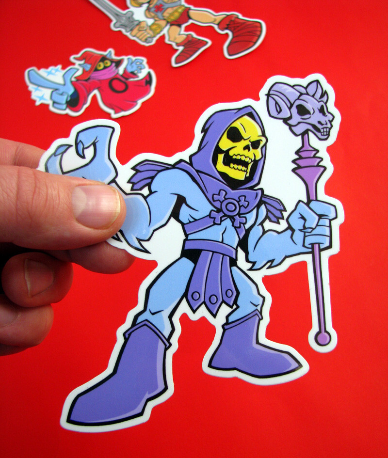 Skeletor Vinyl Sticker MOTU Masters of the Universe Laptop Car Decal Classic 80s