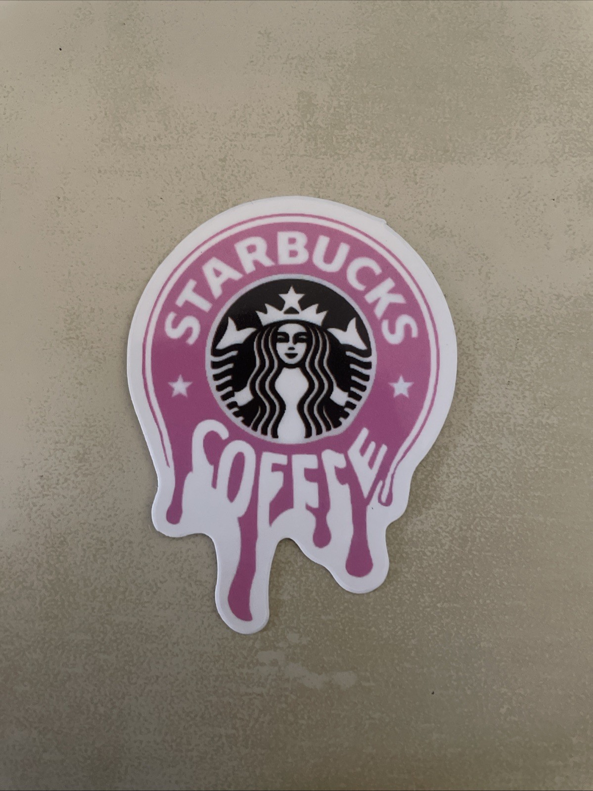 Starbucks Coffee Sticker Pink Slime