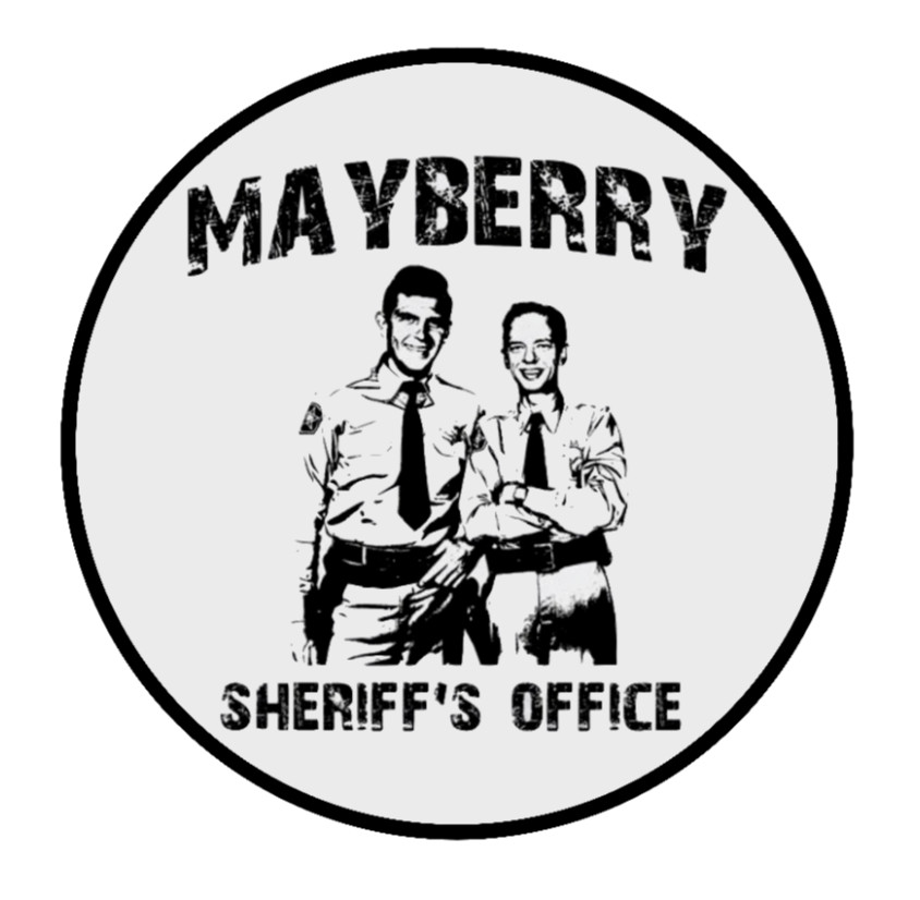 Andy Griffith Show – Mayberry Sheriffs Office – 4" Vinyl Decal Car Cooler Laptop