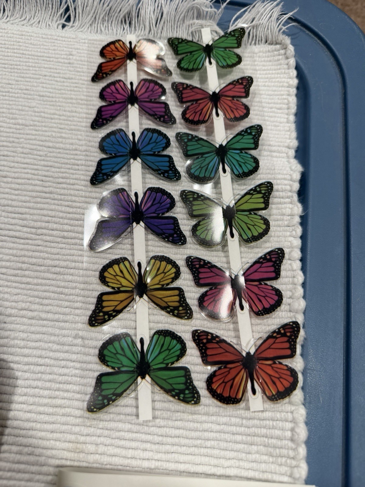 RoomMates 3D Butterfly Wall Decals NIP 26 Pieces Multi Color Multi Size